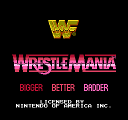 WWF Wrestlemania (USA) Title Screen